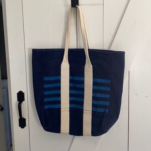 J Crew Canvas Tote Bag